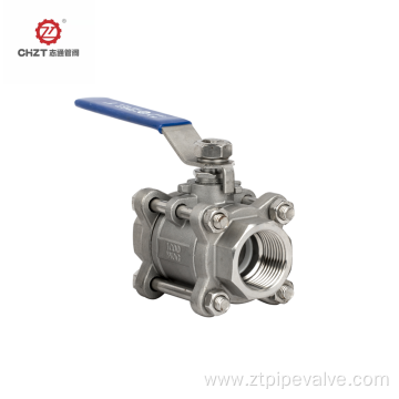 3PC handle ball valve